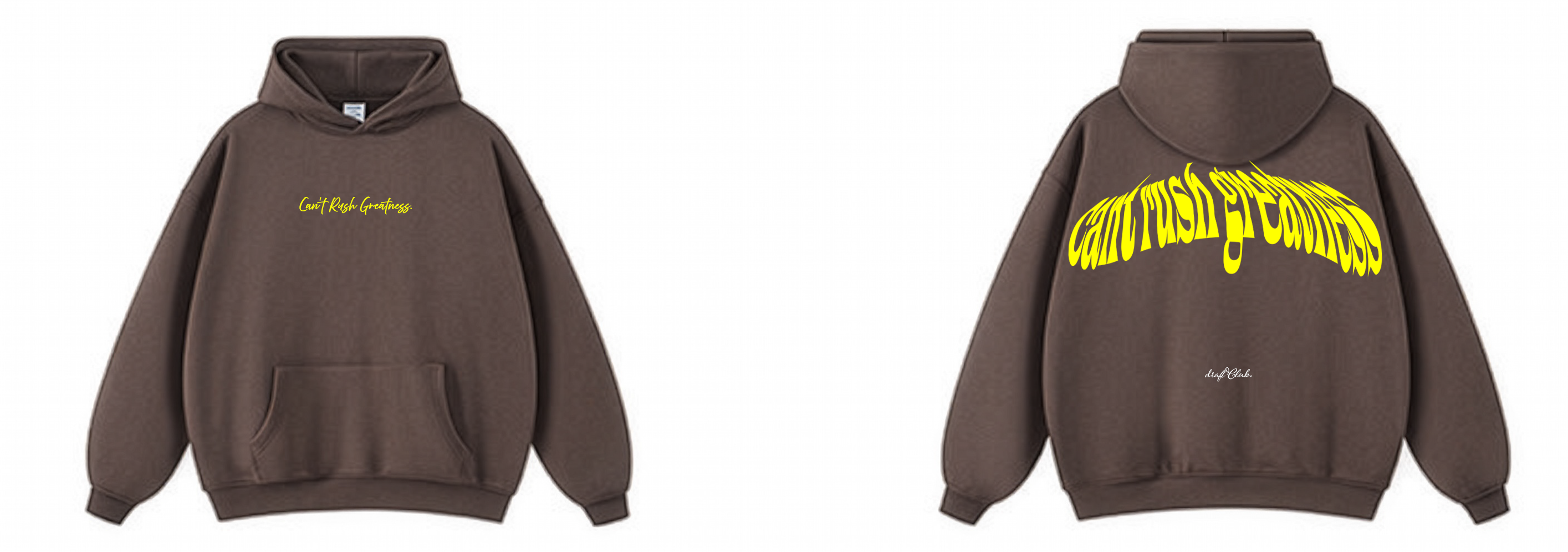 Can't Rush Greatness Oversized Hoodie
